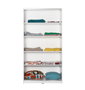 Hanah Home Armario de Puertas Correderas Blanco Swd-431-By-2